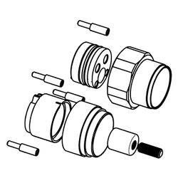 Hansa Verlängerungssatz, 20mm, 59913591... HANSA-59913591 4015474252066 (Abb. 1)