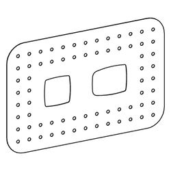 Hansa Matrix Collar für Unterputz-Einbaukörper, 59913695... HANSA-59913695 4015474253421 (Abb. 1)