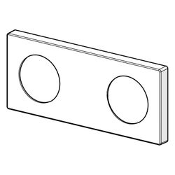 Hansa Deckplatte 75x75mm, Chrom, 59913703... HANSA-59913703 4015474250086 (Abb. 1)
