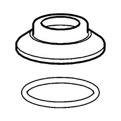 Hansa Rosette 59913731 Durchmesser 55mm Chrom... HANSA-59913731 4015474254961 (Abb. 1)