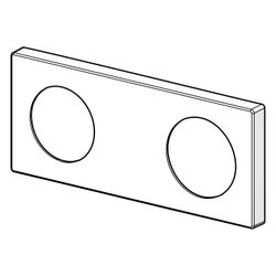 Hansa Deckplatte 75x75mm, Chrom, 59913734... HANSA-59913734 4015474254992 (Abb. 1)