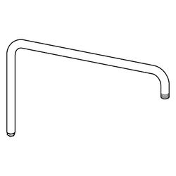 Hansa Brausearm ohne Kopfbrause, Chrom, 59913810... HANSA-59913810 4015474257214 (Abb. 1)