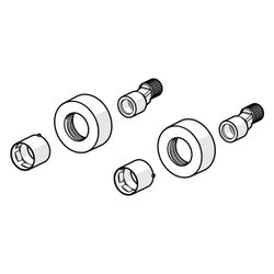 Hansa Excenteranschluss mit Rosette, Chrom, 59913824... HANSA-59913824 4015474258105 (Abb. 1)
