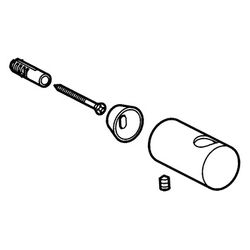 Hansa Wandbefestigung, Chrom, 59913859... HANSA-59913859 4015474258730 (Abb. 1)