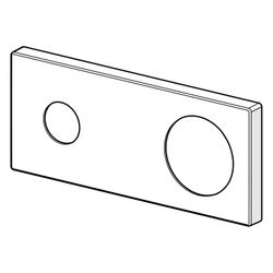 Hansa Deckplatte 75x75mm, Chrom, 59913866... HANSA-59913866 4015474258938 (Abb. 1)