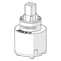 Hansa Kartusche D 3,5mm, Classic, Steuerpatrone mit keramischen Dichtscheiben zur Wasse... HANSA-59913949 4015474270657 (Abb. 1)