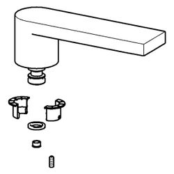 Hansa Auslauf Ausladung 122mm, Chrom, 59913960... HANSA-59913960 4015474269446 (Abb. 1)