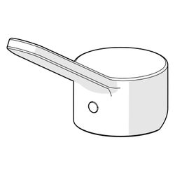 Hansa Hebel, Länge 94mm, Chrom, 59913972... HANSA-59913972 4015474270459 (Abb. 1)