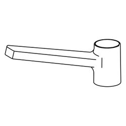 Hansa Auslauf 59913978 Ausladung 199mm Chrom... HANSA-59913978 4015474270510 (Abb. 1)
