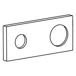Hansa Rosette für Unterputz-Einbaukörper, Chrom, 59914022... HANSA-59914022 4015474272316 (Abb. 1)