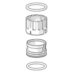 Hansa Dichtungskit für Wasserhahn, 59914027... HANSA-59914027 4015474272620 (Abb. 1)