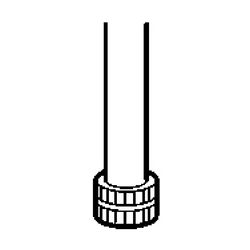 Hansa Anschlussrohr 59914041 M14x1, Länge 220mm... HANSA-59914041 4015474272767 (Abb. 1)