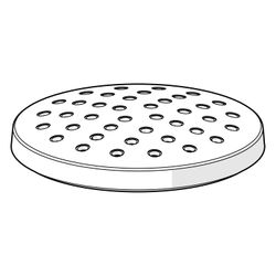 Hansa Handbrause Platte, Durchmesser 100mm, 59914047... HANSA-59914047 4015474273078 (Abb. 1)