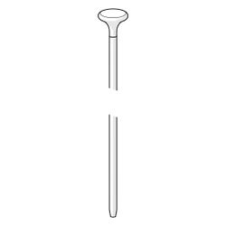 Hansa Zugstange mit Knopf, Chrom, 59914053... HANSA-59914053 4015474273030 (Abb. 1)