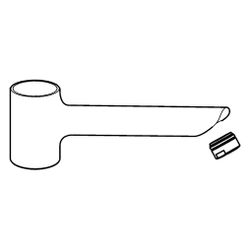 Hansa Auslauf 59914061 Ausladung 201mm Chrom... HANSA-59914061 4015474274099 (Abb. 1)
