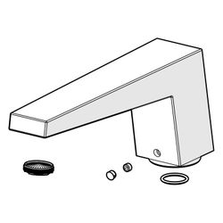 Hansa Auslauf 59914067 Länge 184mm Chrom... HANSA-59914067 4015474274297 (Abb. 1)