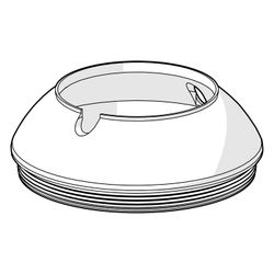 Hansa Abdeckkappe für Wasserhahn, Chrom, 59914069... HANSA-59914069 4015474274310 (Abb. 1)