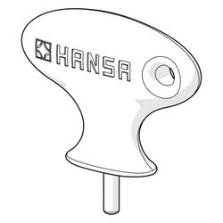 Hansa Entriegelungsschlüssel, 59914077... HANSA-59914077 4015474275034 (Abb. 1)