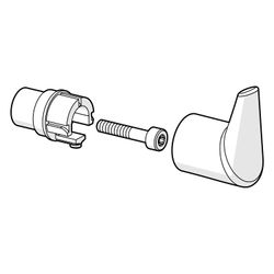 Hansa Temperatureinstellgriff, Chrom, 59914092... HANSA-59914092 4015474275393 (Abb. 1)