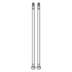 Hansa Anschlussschlauch Länge 37,5cm, G 3/8" x M10x1, 59914095... HANSA-59914095 4015474275423 (Abb. 1)