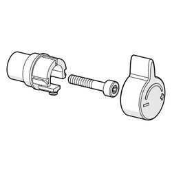 Hansa Temperatureinstellgriff Länge 15mm, Chrom, 59914096... HANSA-59914096 4015474275430 (Abb. 1)