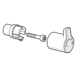 Hansa Temperatureinstellgriff, Chrom, 59914108... HANSA-59914108 4015474275553 (Abb. 1)
