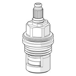 Hansa Oberteil 1/2", Chrom, 59914111... HANSA-59914111 4015474275584 (Abb. 1)