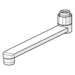Hansa Auslauf Länge 200mm, Chrom, 59914156... HANSA-59914156 4015474276031 (Abb. 1)
