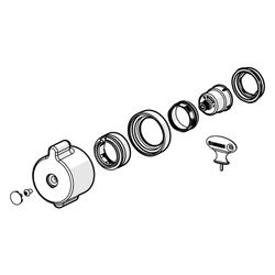 Hansa Clinica Griff für Desinfection, 59914169... HANSA-59914169 4057304012563 (Abb. 1)