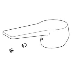 Hansa Twist Hebel, Länge 87mm, mit K/W-Kennzeichnung, Chrom, 59914199... HANSA-59914199 4015474278561 (Abb. 1)