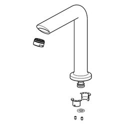 Hansa Vantis Auslauf 59914203 Ausladung 164mm... HANSA-59914203 4015474278615 (Abb. 1)