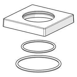 Hansa Rosette, 75x75mm, Chrom, 59914209... HANSA-59914209 4015474288768 (Abb. 1)