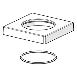 Hansa Rosette, 75x75mm, Chrom, 59914214... HANSA-59914214 4015474289024 (Abb. 1)