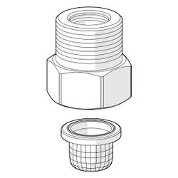Hansa Anschlussnippel 59914226 G3/8xG3/8... HANSA-59914226 4057304000096 (Abb. 1)