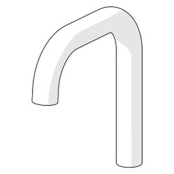 Hansa Auslauf 59914227 Länge 131mm Ausladung 120mm... HANSA-59914227 4057304000140 (Abb. 1)
