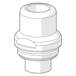 Hansa Kunststoffadapter für Wasserhahn, 59914268... HANSA-59914268 4057304000515 (Abb. 1)