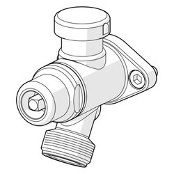 Hansa Körper für Wasserhahn, komplett, 59914273... HANSA-59914273 4057304000560 (Abb. 1)