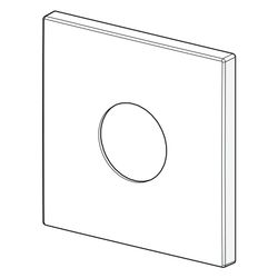 Hansa Rosette für Unterputz-Einbaukörper, Chrom, 59914297... HANSA-59914297 4057304001567 (Abb. 1)