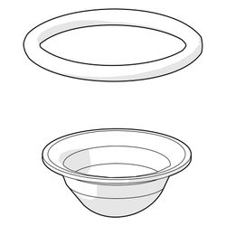 Hansa O-Ring Durchmesser 23,47x2,62mm, 59914304... HANSA-59914304 4057304001635 (Abb. 1)