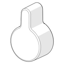 Hansa Umstellknopf, Chrom, 59914324... HANSA-59914324 4057304001833 (Abb. 1)