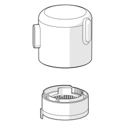 Hansa Temperatureinstellgriff, Chrom, 59914396... HANSA-59914396 4057304003356 (Abb. 1)