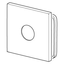 Hansa Varox Pro Rosette 59914419 150x150mm... HANSA-59914419 4057304004490 (Abb. 1)