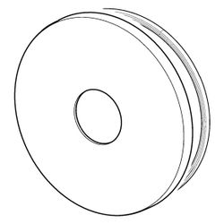 Hansa Varox Pro Rosette 59914421 Durchmesser 170mm... HANSA-59914421 4057304004520 (Abb. 1)