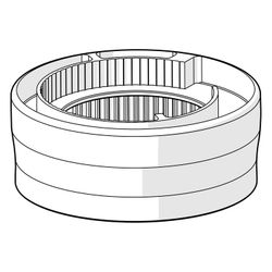 Hansa Temperaturanschlagring, 59914426... HANSA-59914426 4057304004582 (Abb. 1)