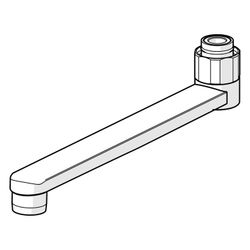 Hansa Auslauf Länge 200mm, Ausladung 200mm, Chrom, 59914471... HANSA-59914471 4057304005831 (Abb. 1)