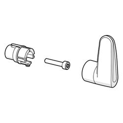 Hansa Temperatureinstellgriff, Chrom, 59914568... HANSA-59914568 4057304009525 (Abb. 1)