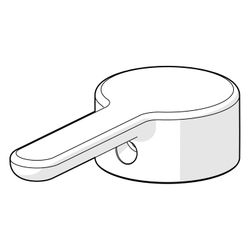 Hansa Hebel für Unterputz-Einbaukörper, Chrom, 59914574... HANSA-59914574 4057304009716 (Abb. 1)
