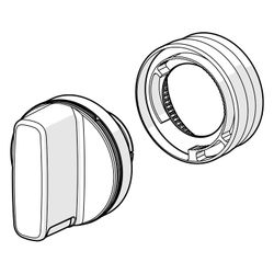 Hansa Temperatureinstellgriff, Chrom, 59914596... HANSA-59914596 4057304009983 (Abb. 1)