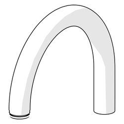 Hansa Auslauf Ausladung 160mm, Chrom, 59914608... HANSA-59914608 4015470030576 (Abb. 1)