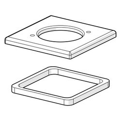 Hansa Rosette für Wasserhahn, Chrom, 59914612... HANSA-59914612 4015470030613 (Abb. 1)